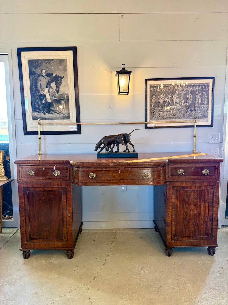 Regency Inlaid Mahogany Sideboard, Early 19th C.