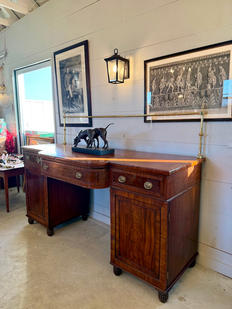 Regency Inlaid Mahogany Sideboard, Early 19th C.