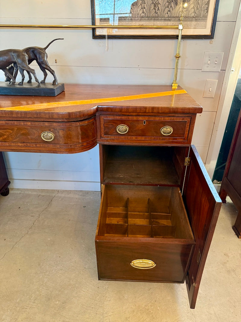 Regency Inlaid Mahogany Sideboard, Early 19th C.