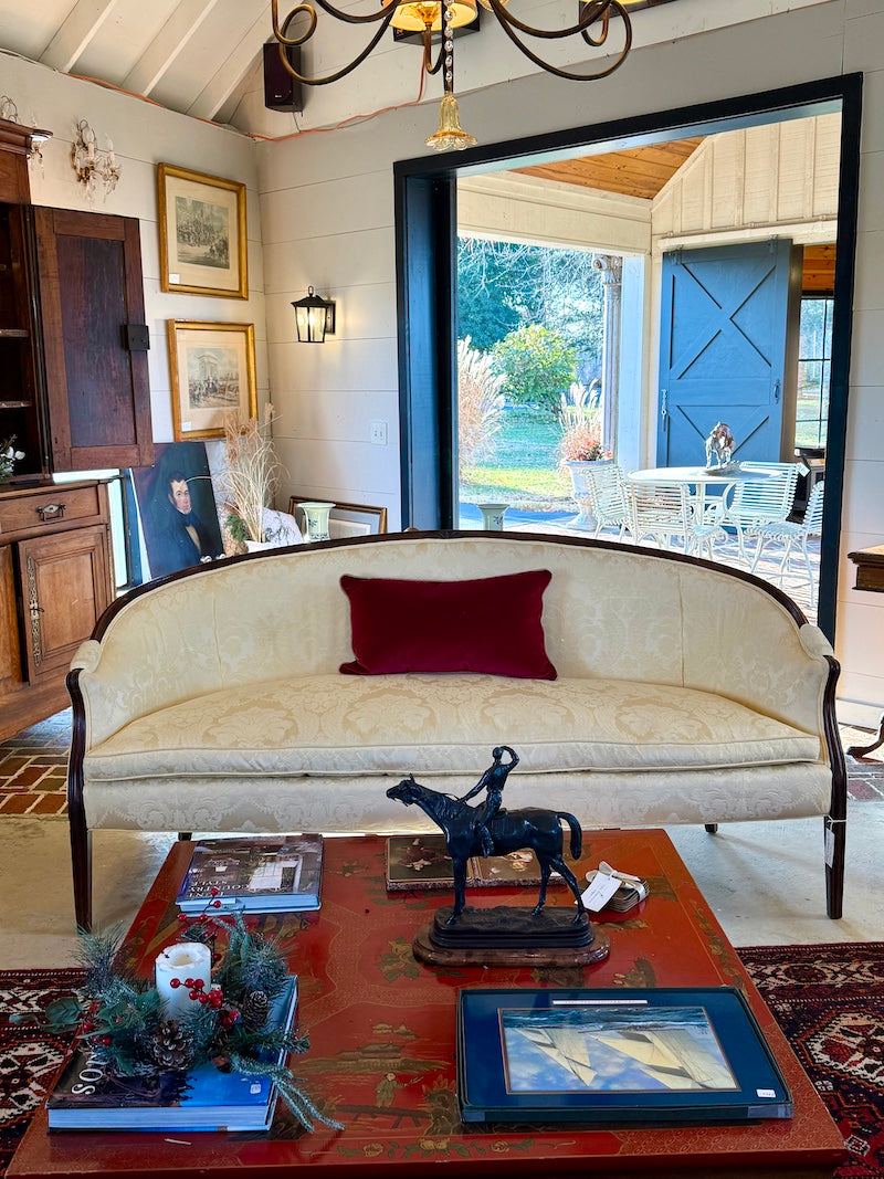 Antique George III Mahogany Sofa