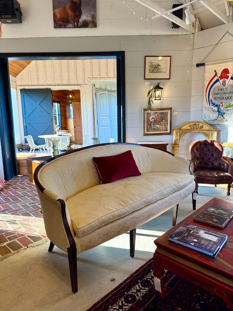 Antique George III Mahogany Sofa