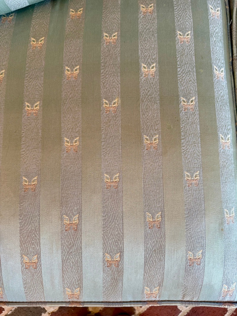 Beautiful Sofa in soft blue fabric, Middleburg designer