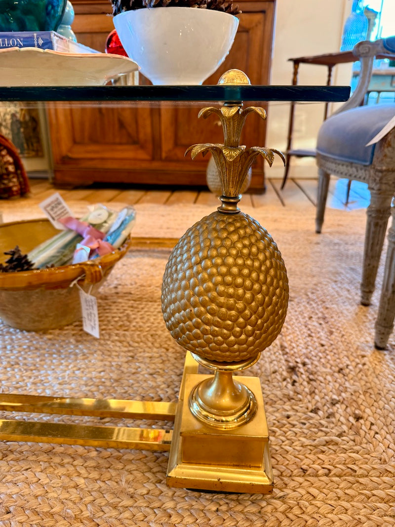 French Vintage 1970s Maison Charles Coffee Table