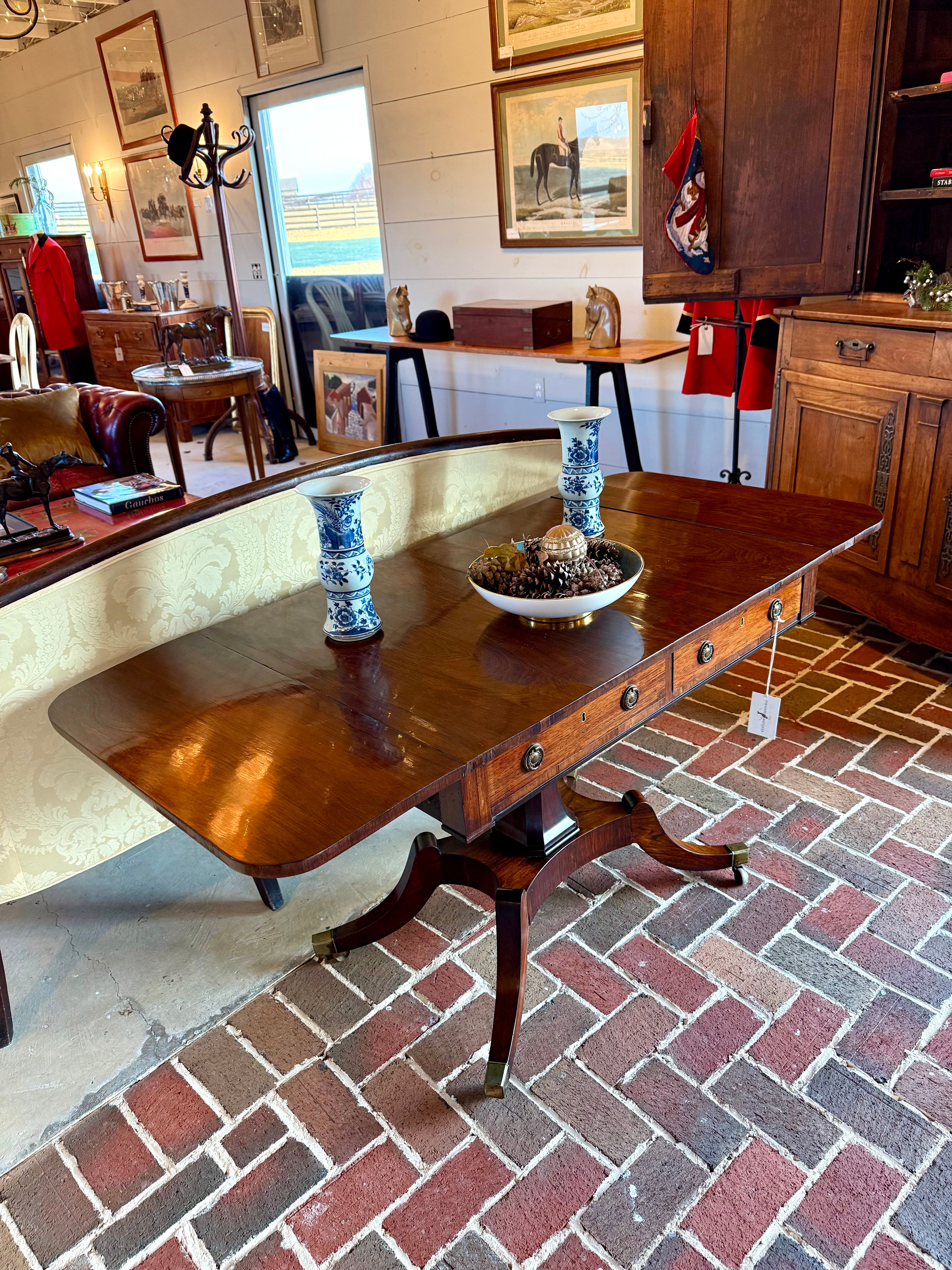 Regency Rosewood Sofa Table, C. 1815