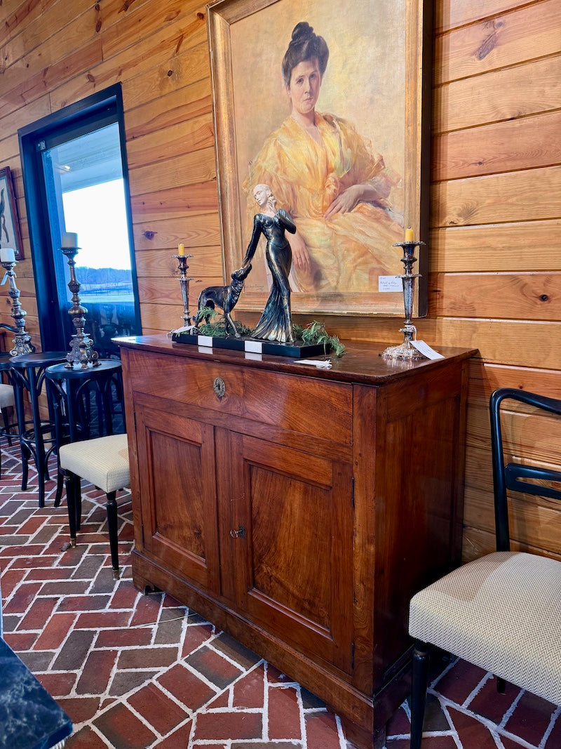 Antique French Walnut Sideboard