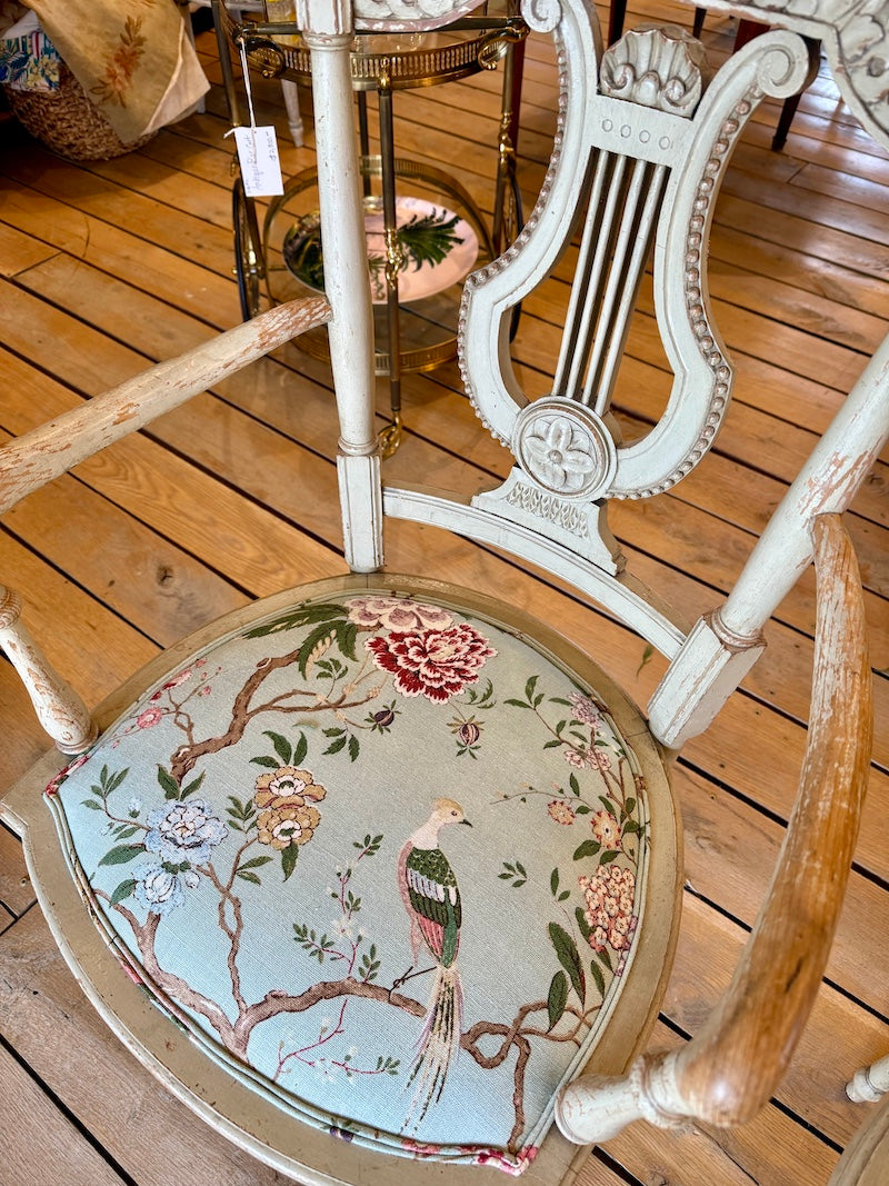 Antique French Pair of Fauteuil, with beautiful patina