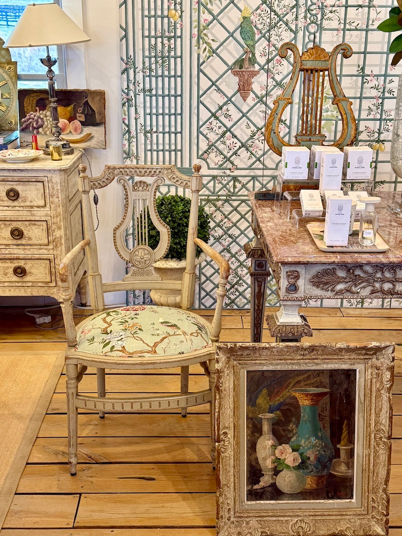 Antique French Pair of Fauteuil, with beautiful patina