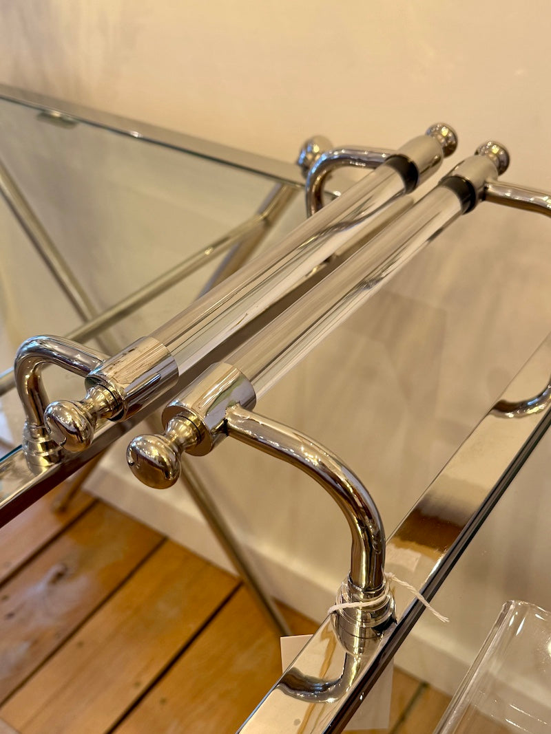 Vintage Italian 1970s Dessert Cart from hotel in San Remo