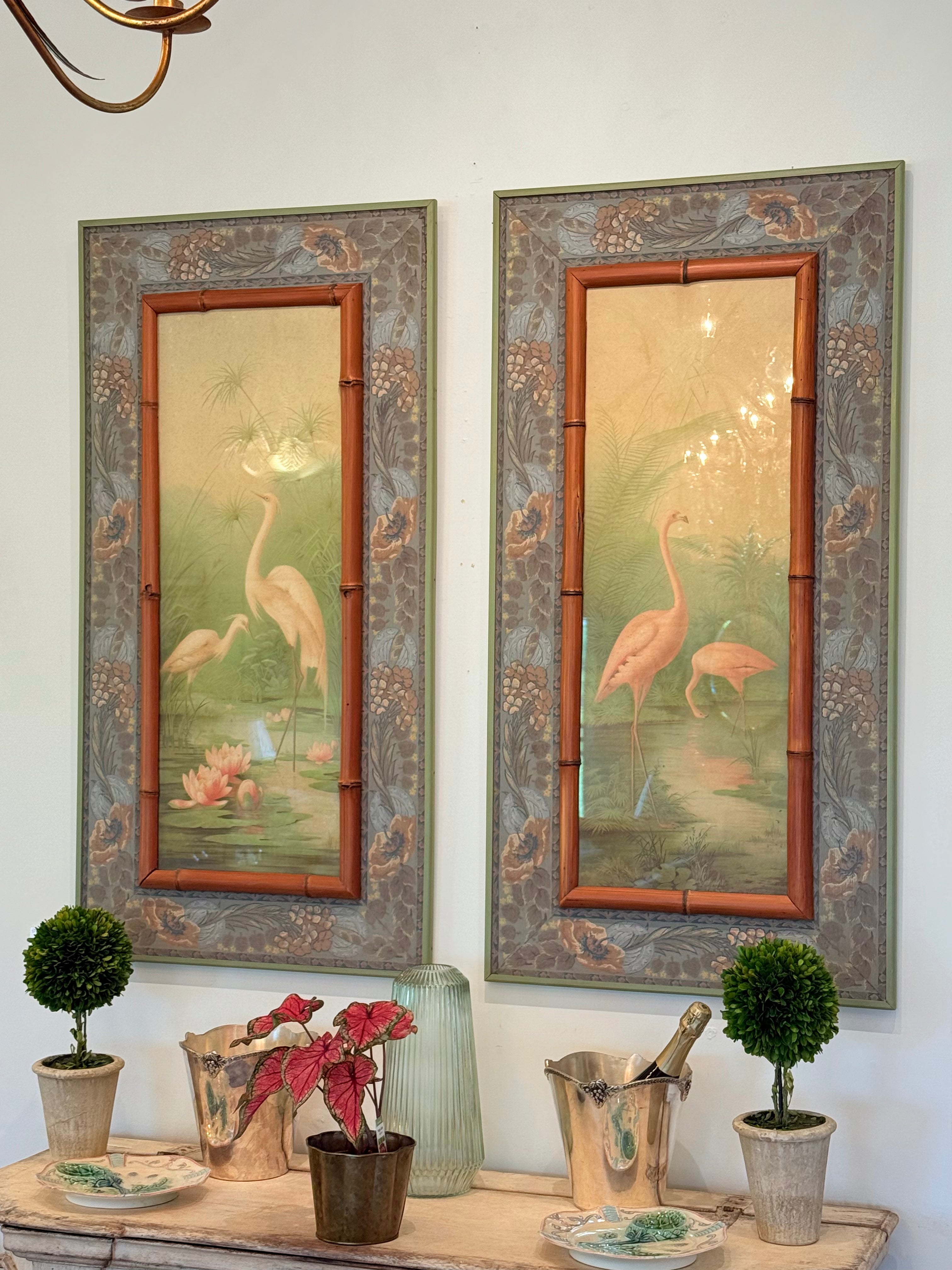Pair of Chromolithographs by Emile Vouga (1840-1909)