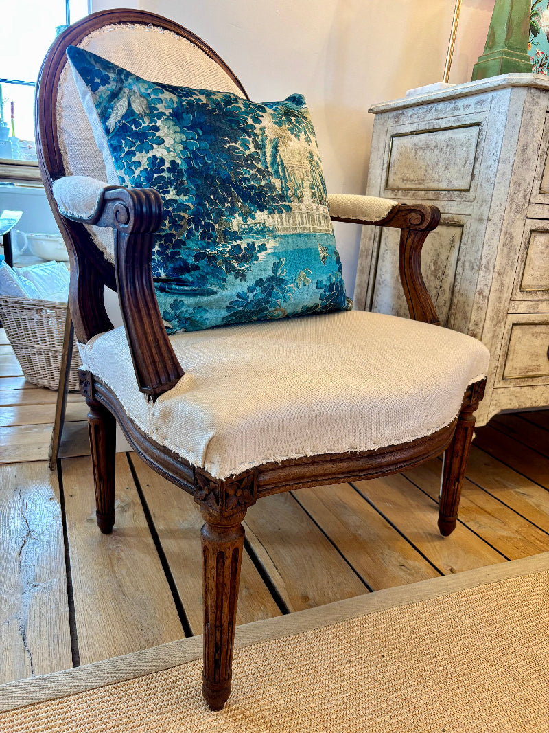 Pair of French Armchairs Louis XVI - 18th Century