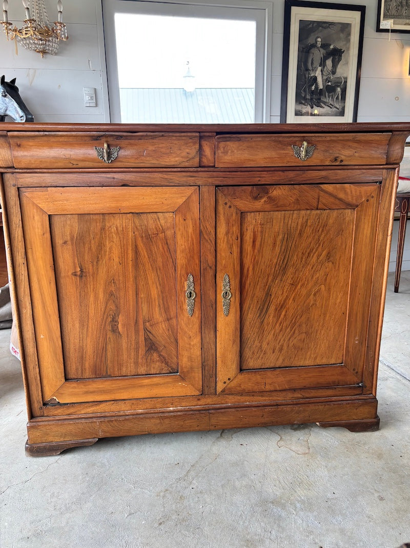 Antique French Buffet in Walnut Wood