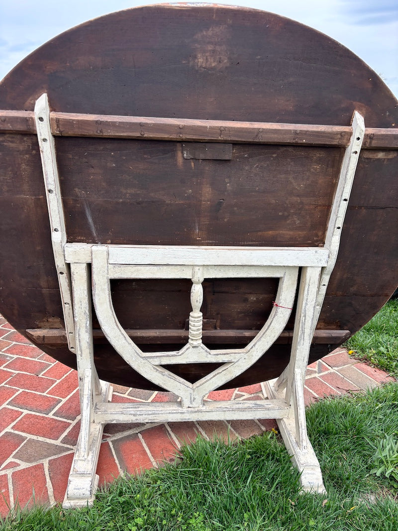 Antique Venetian Painted Tilt-Top Table