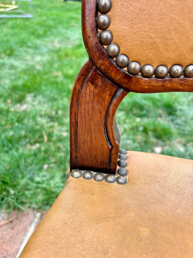 Antique French 1940's Louis XV-Style Chairs  Set of 6