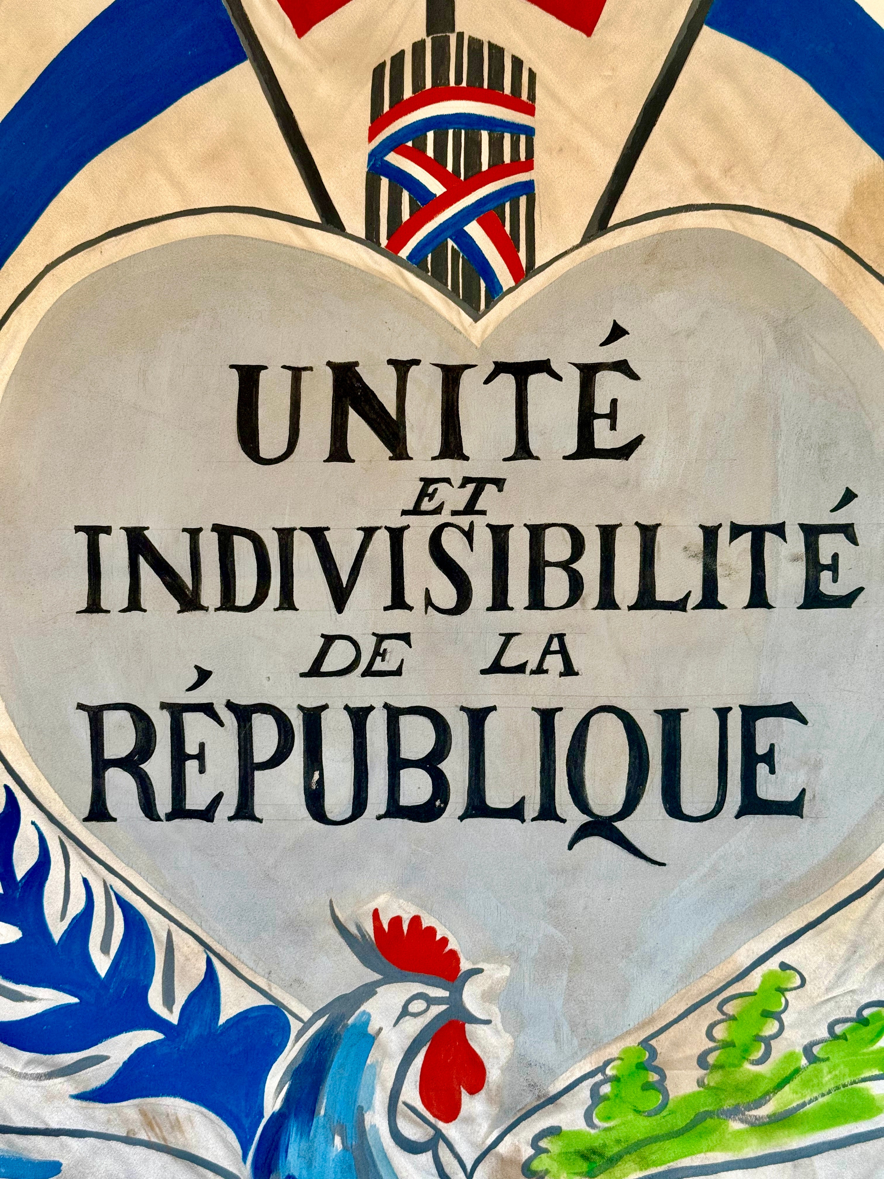 Antique French Flag