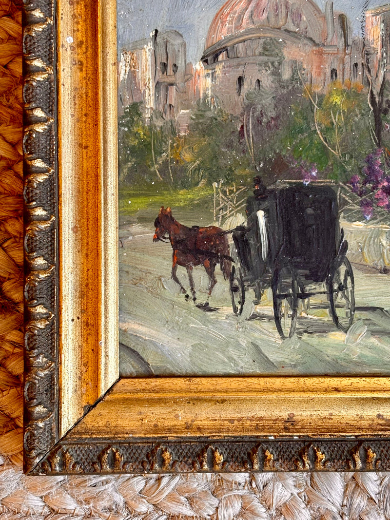 Italian Oil Painting 19th Century, Signed
