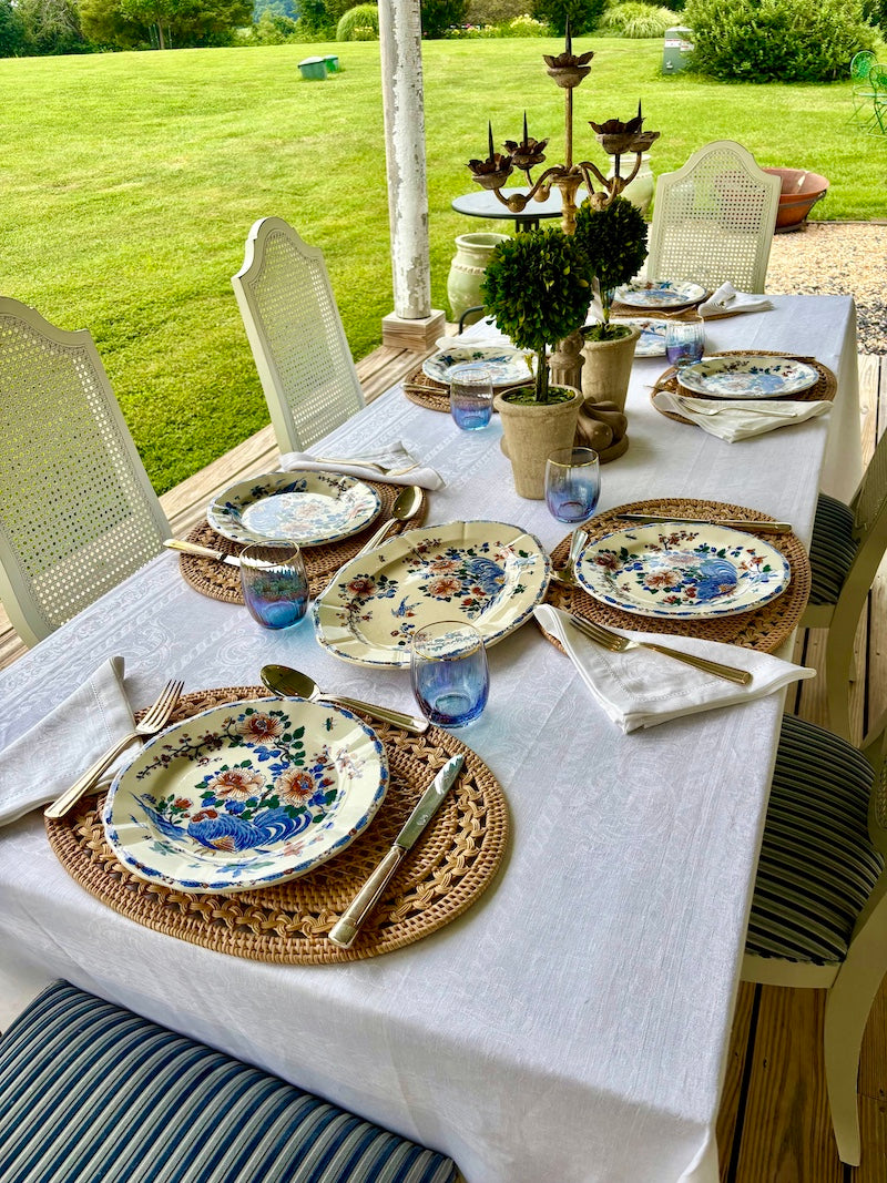Set of French Gien China, 23 pieces