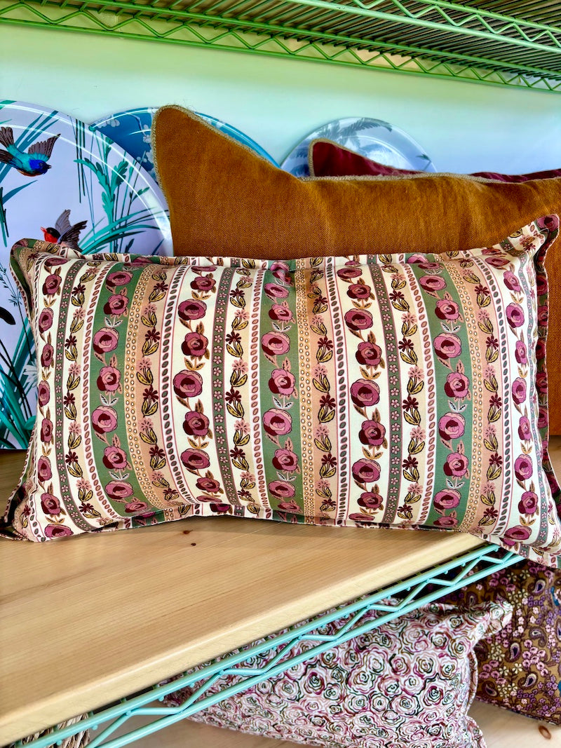 Taormina Cushion Flores Olive