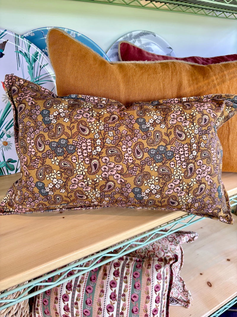 Taormina Cushion Arabesque Ochre