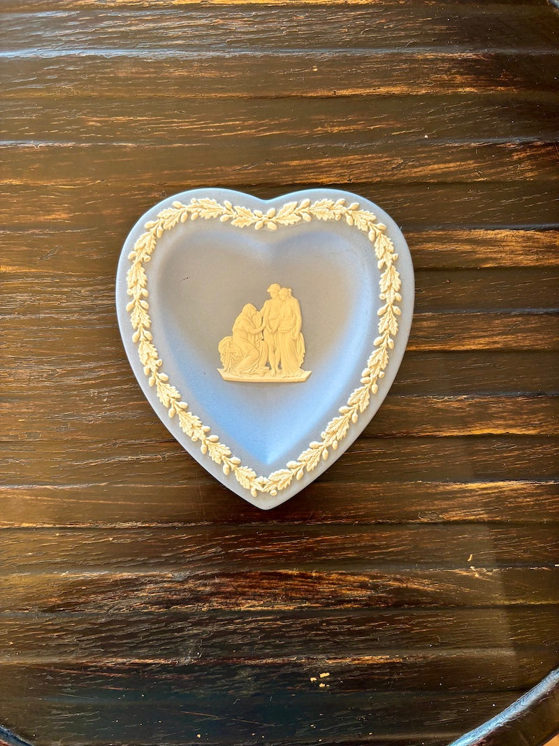 Wedgewood Jasperware Small Heart-Shaped Dish