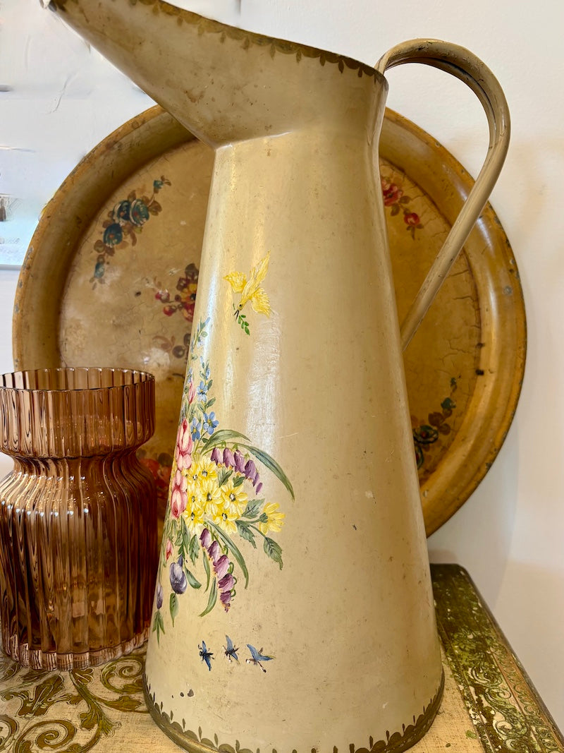 English Decoupage Vase for Harrods