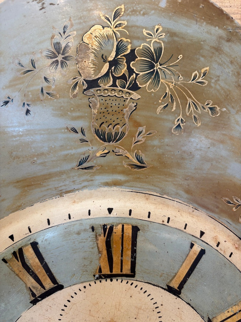 Decorative English Antique Metal Wall Clock Face