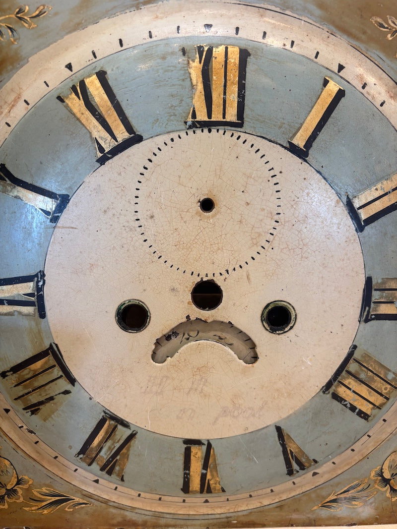 Decorative English Antique Metal Wall Clock Face