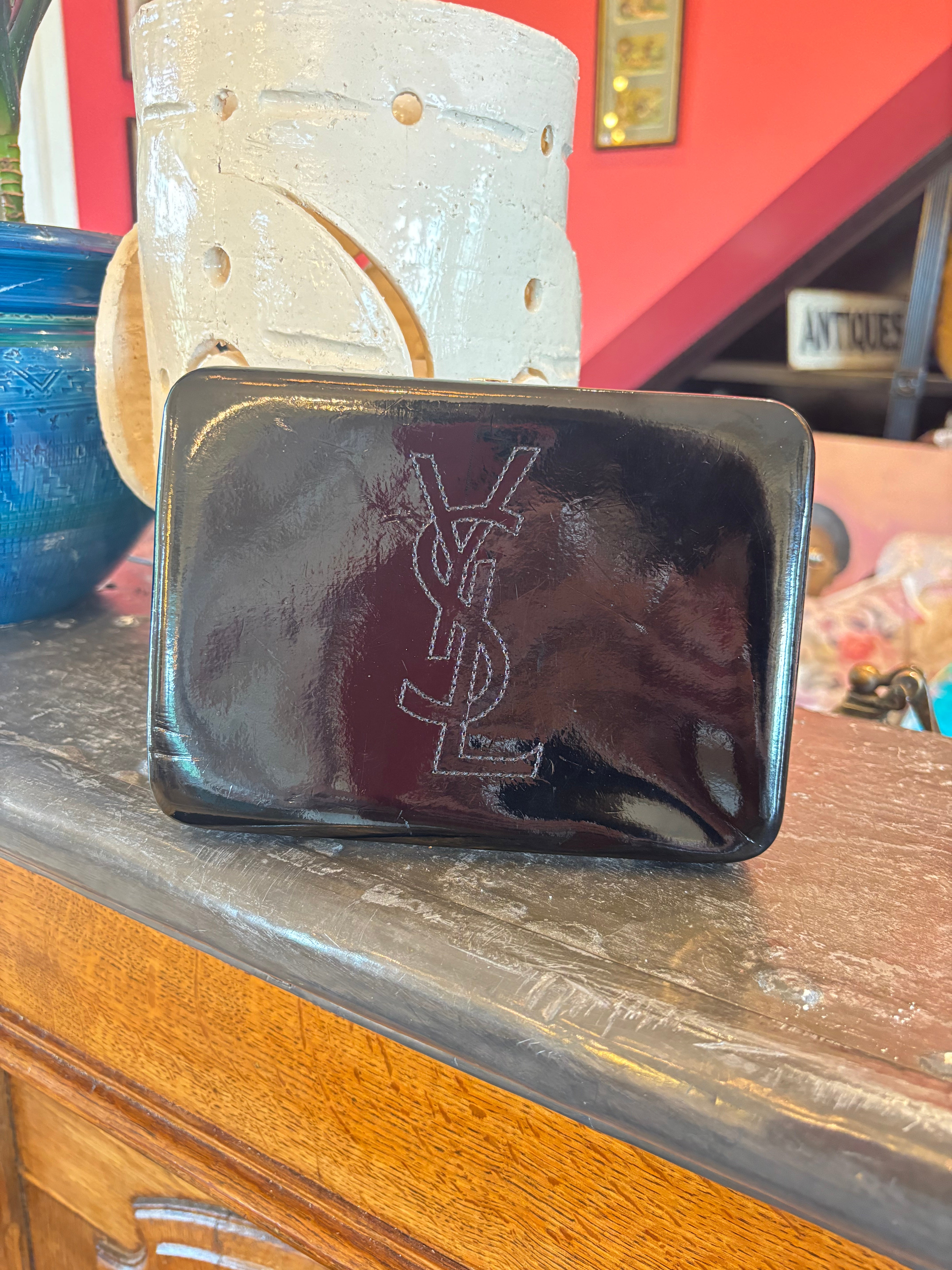 Yves Saint Laurent Vintage Patent Leather Clutch