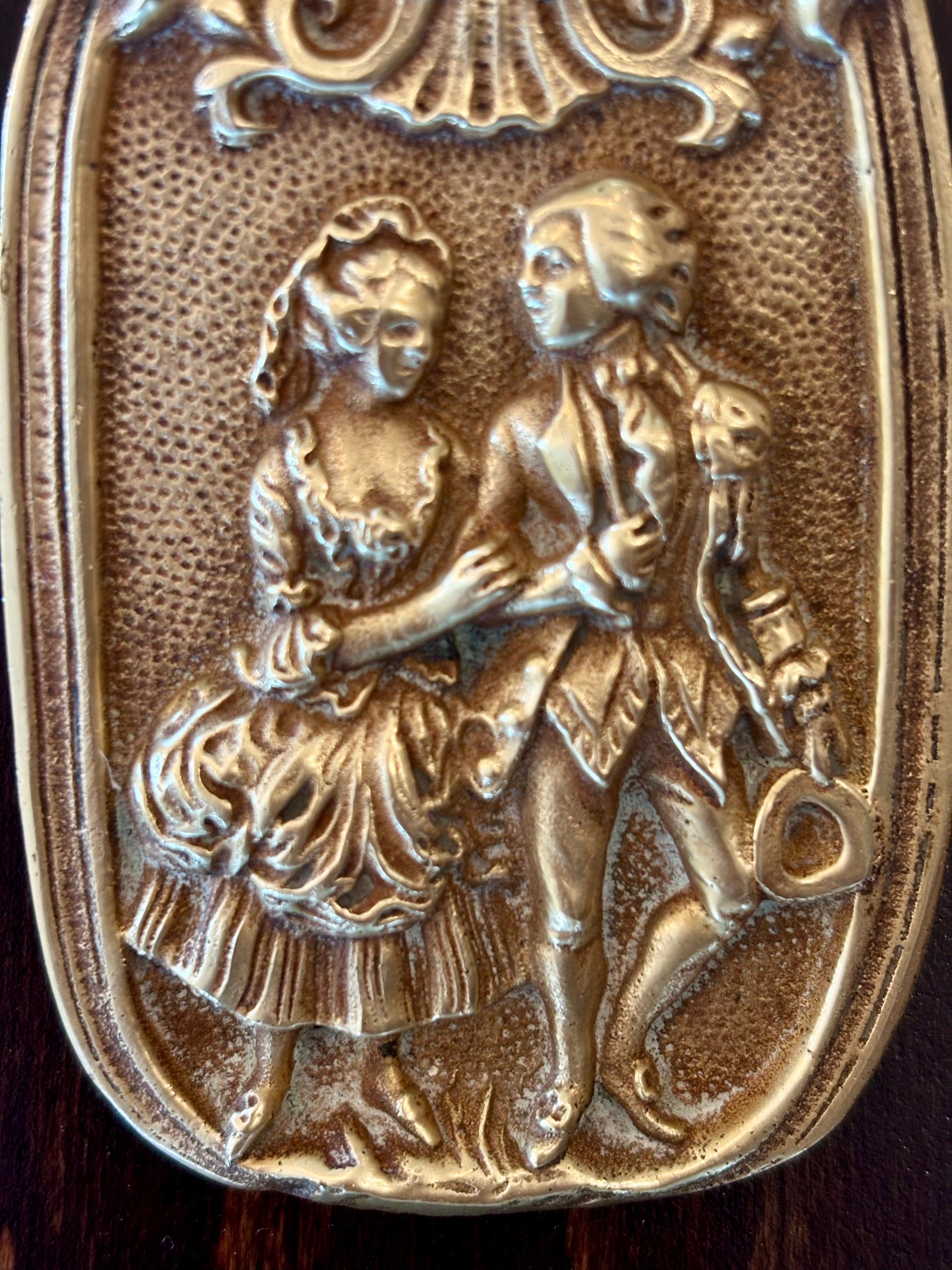Antique English Victorian Bronze Paper Clip