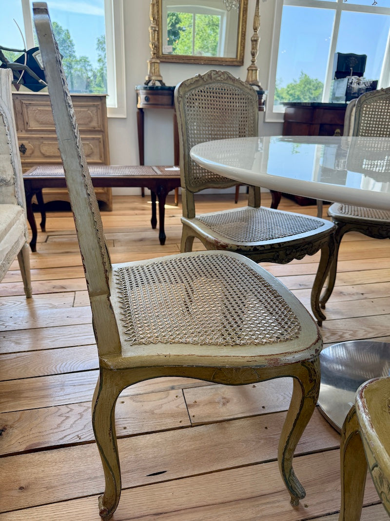 Antique French Dining Chairs Louis XV Set of 12
