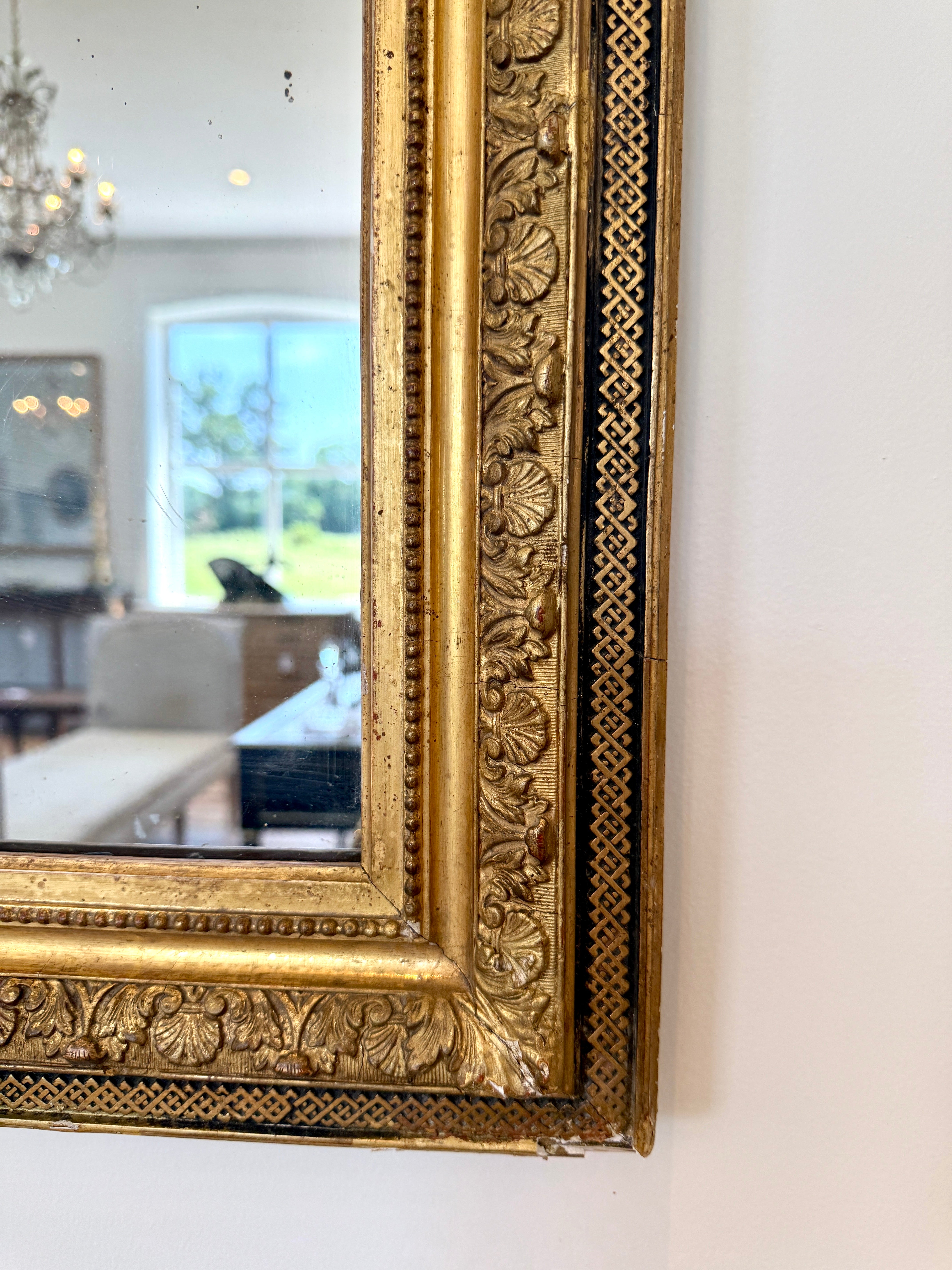 Antique French Mirror Louis XVI, 19th C.