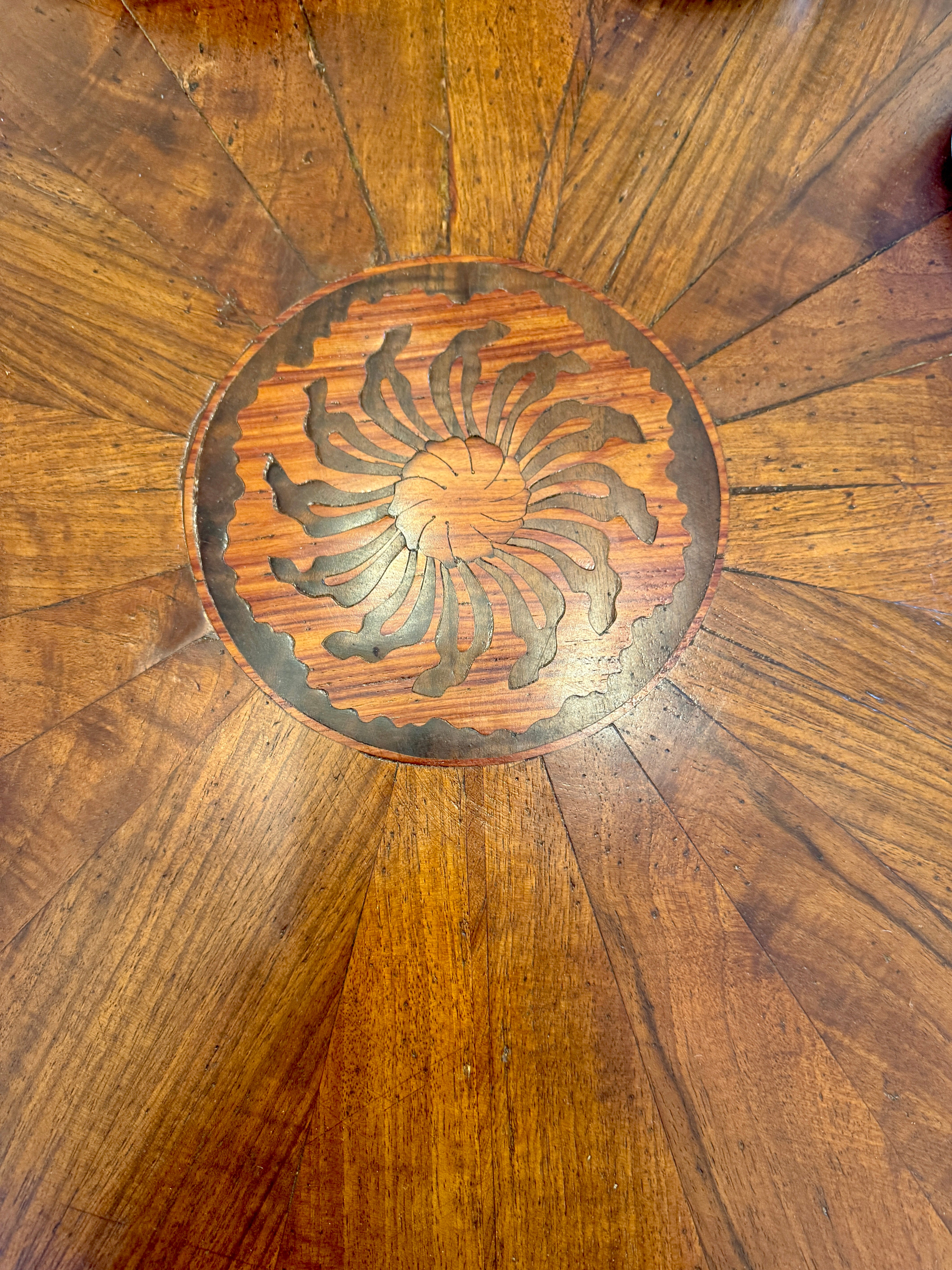 Antique Italian Marquetry Table