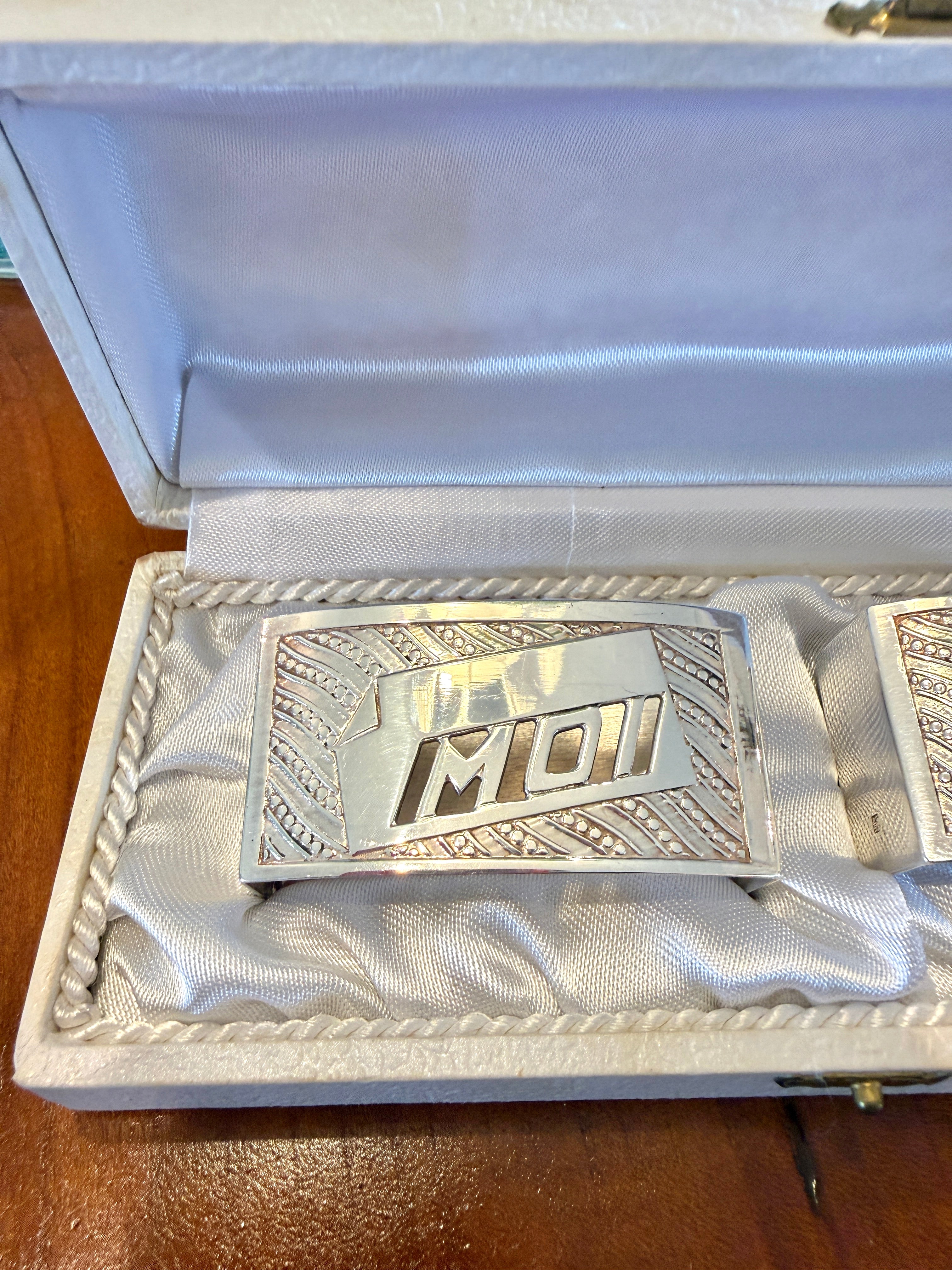 French Art Deco Moi et Toi Napkin holder