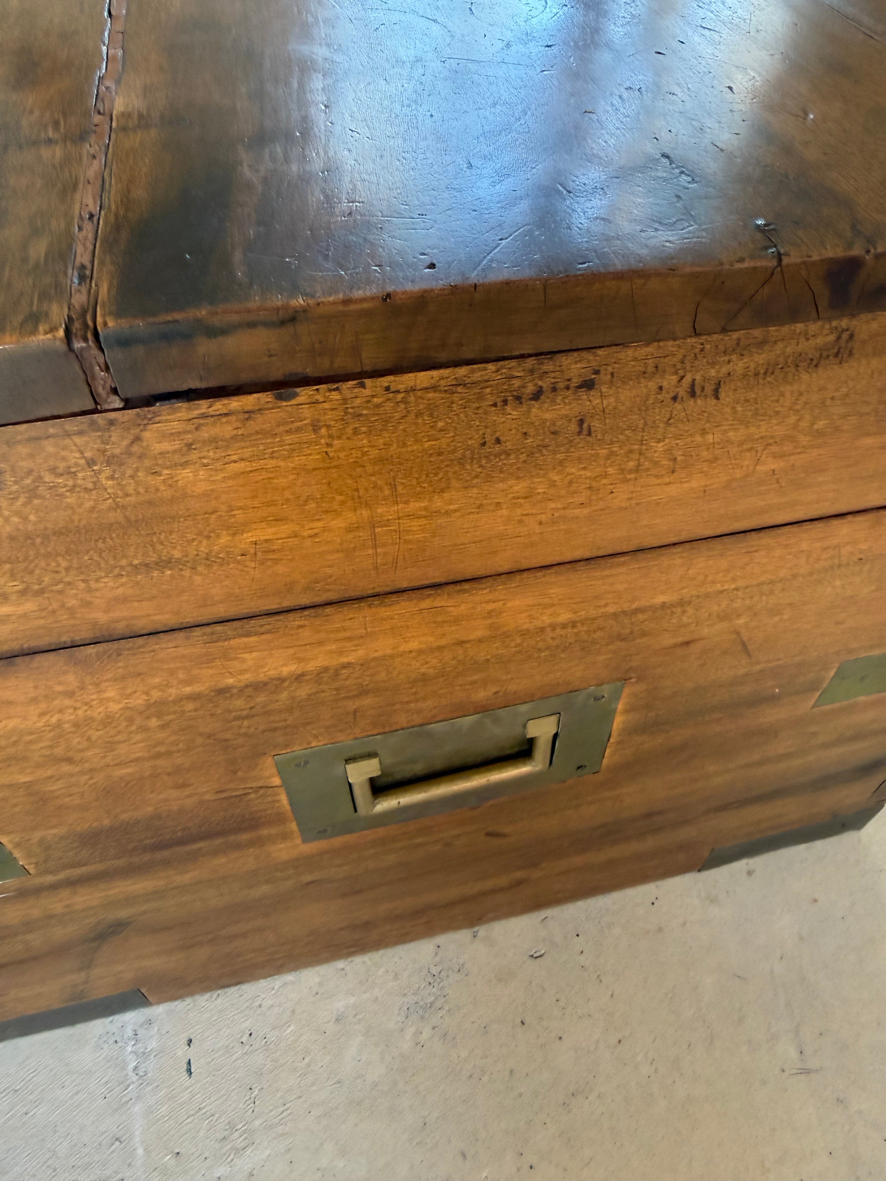 Antique French Marine Chest
