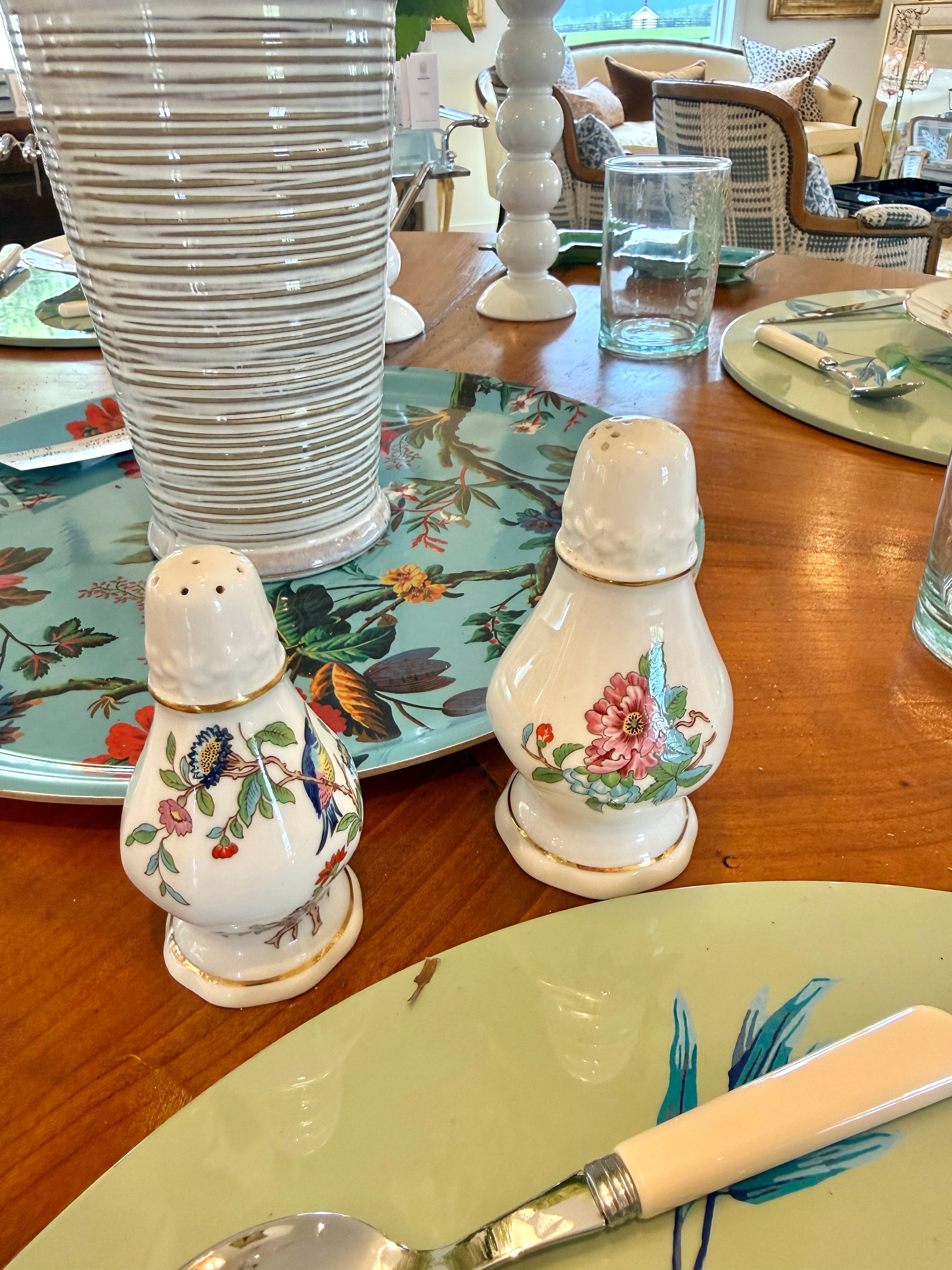 Antique English Salt and Pepper