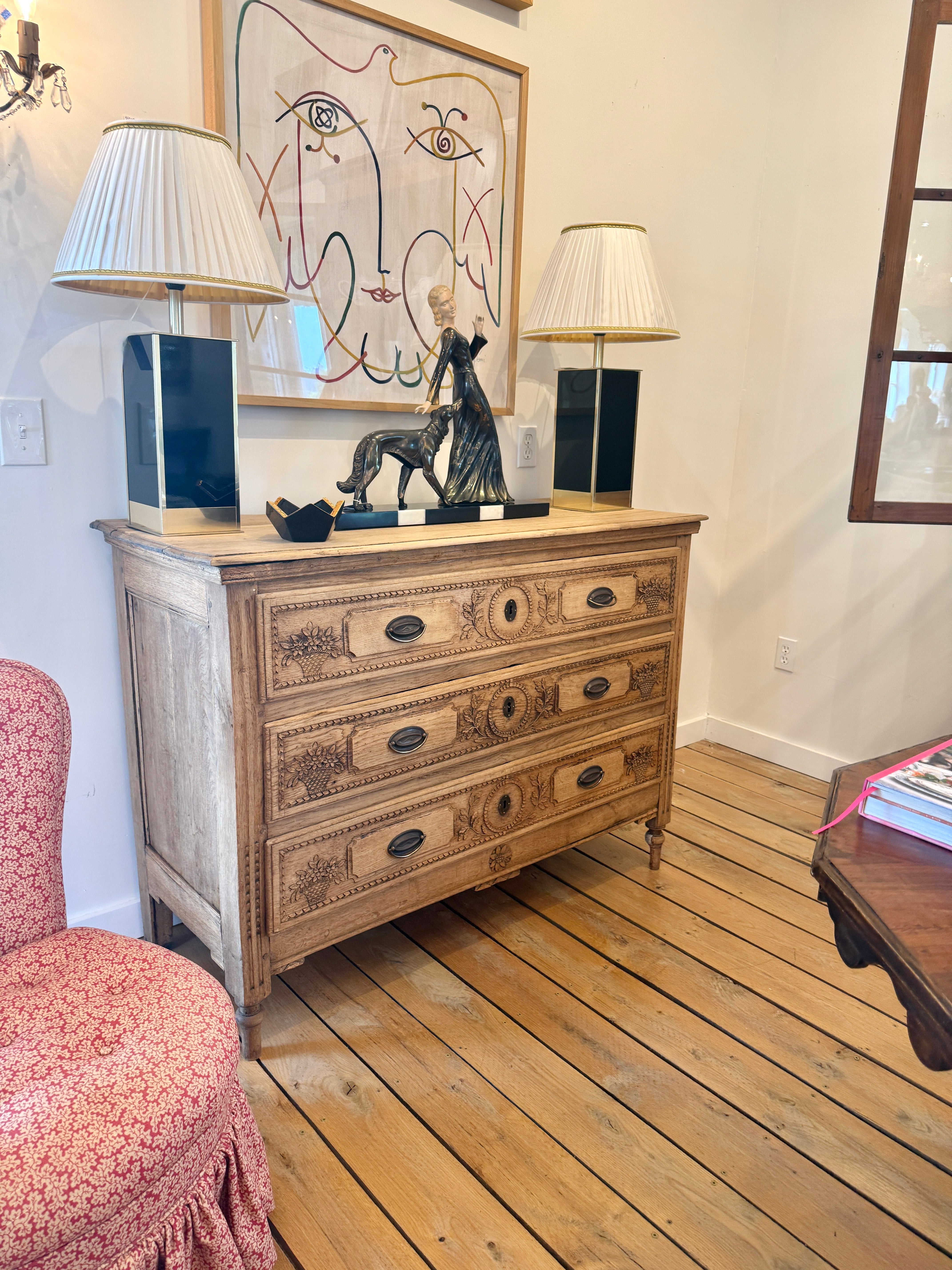Antique chest of drawers de Liège from Belgium