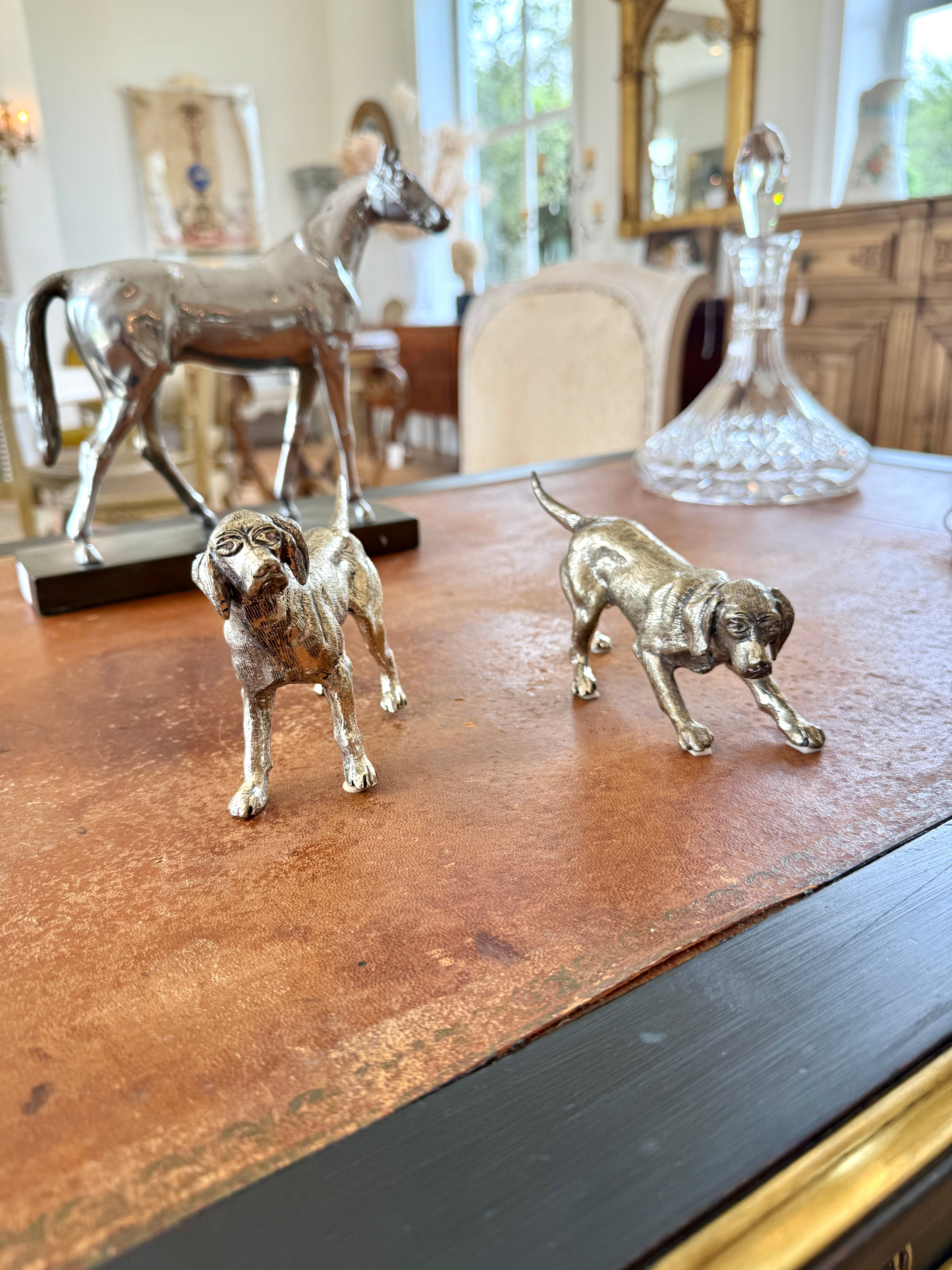 Pair of Vintage Dogs