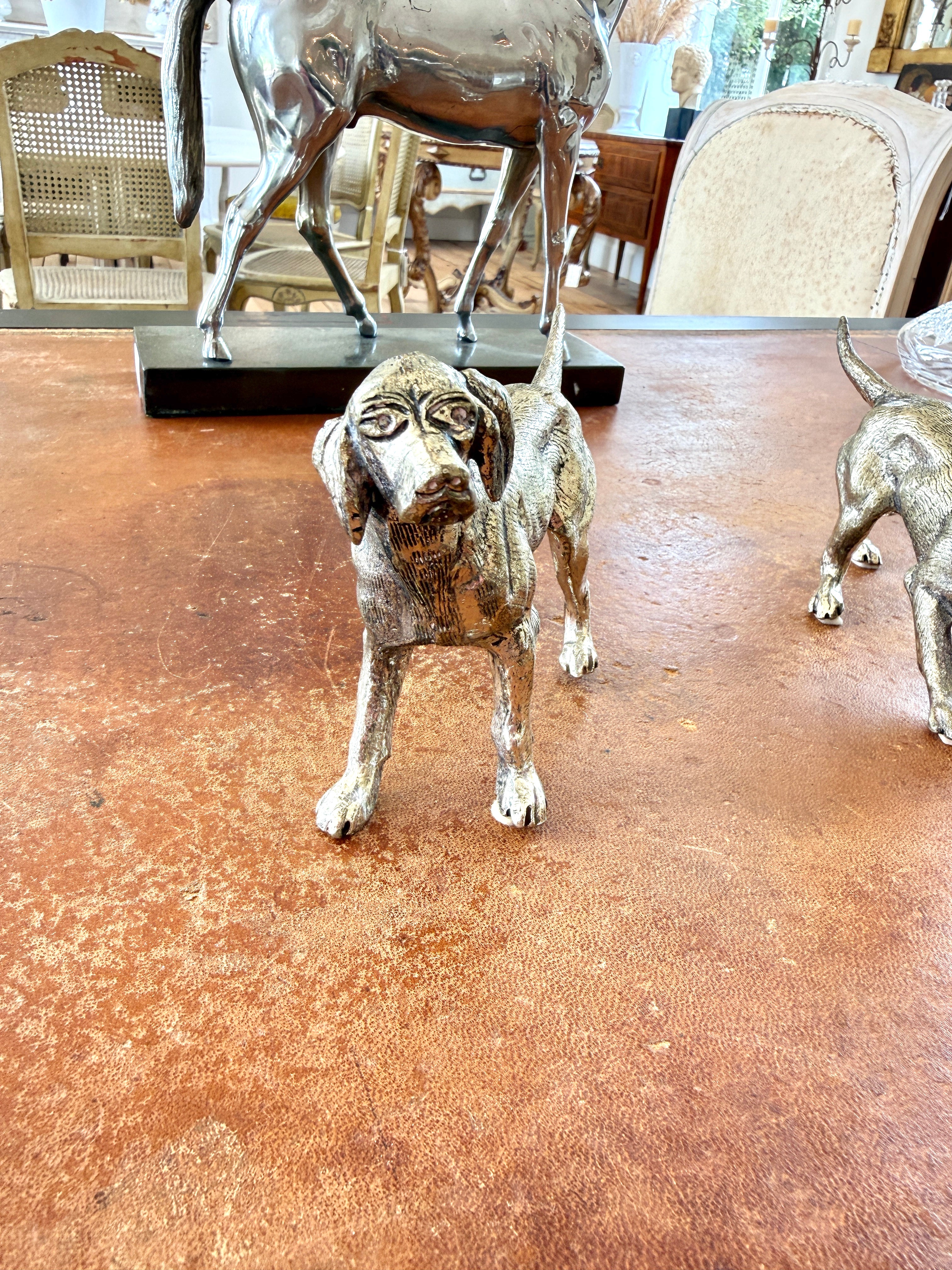 Pair of Vintage Dogs