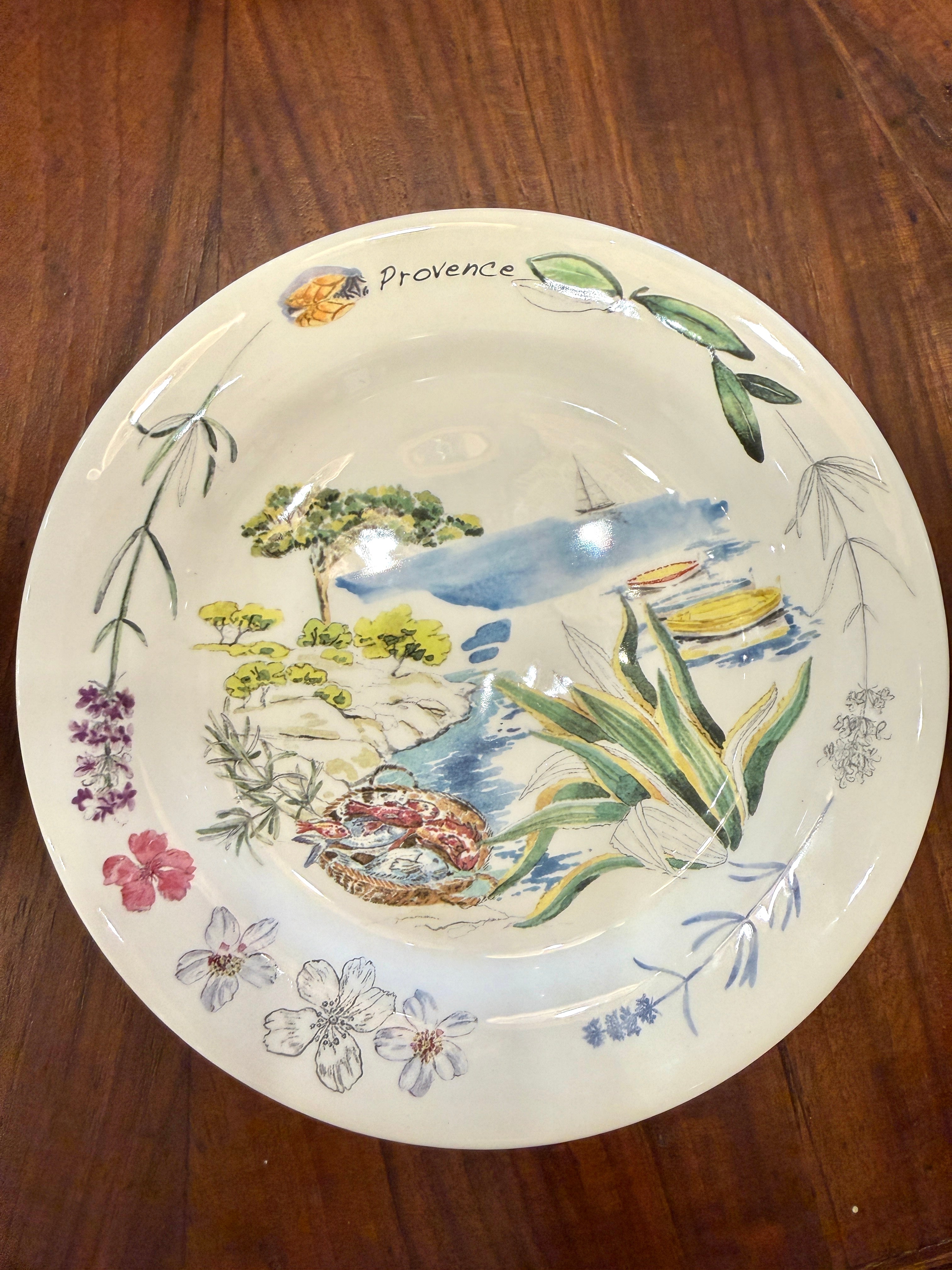 French Gien Plate Provence