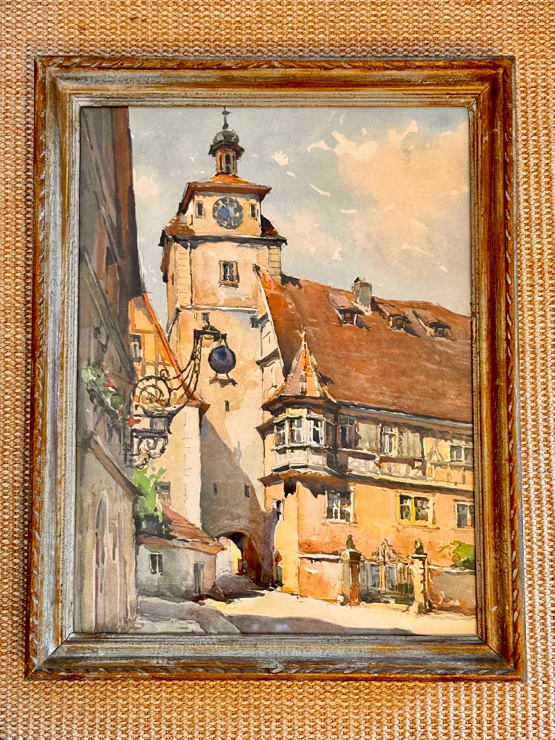 French Aquarelle Composition