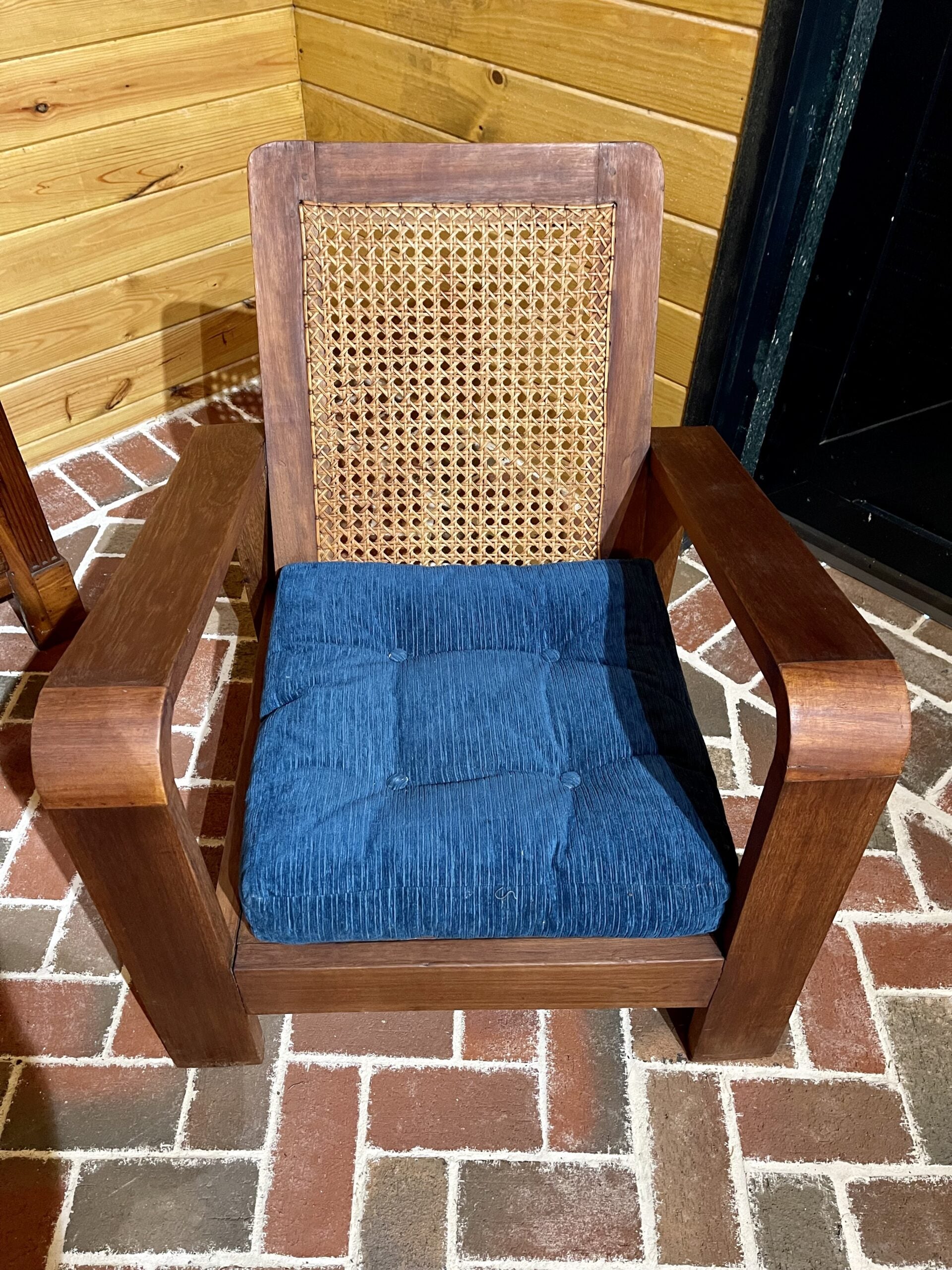 293FUFourCanedWoodClubChairs4