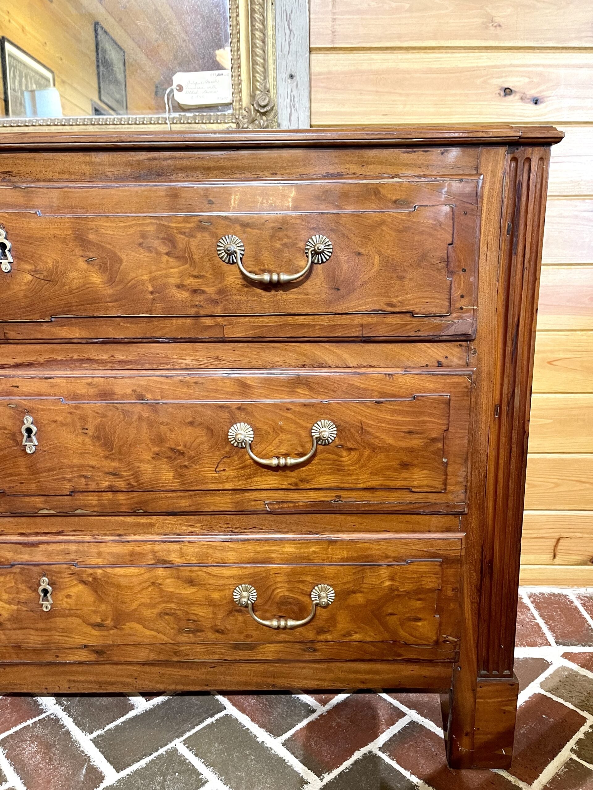 Antique French Louis XVI Mahogany Dresser 