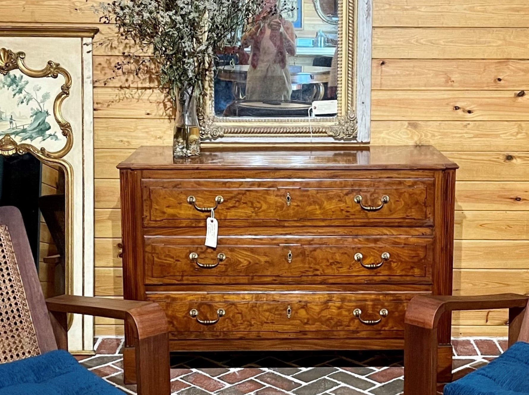 Antique French Louis XVI Mahogany Dresser 