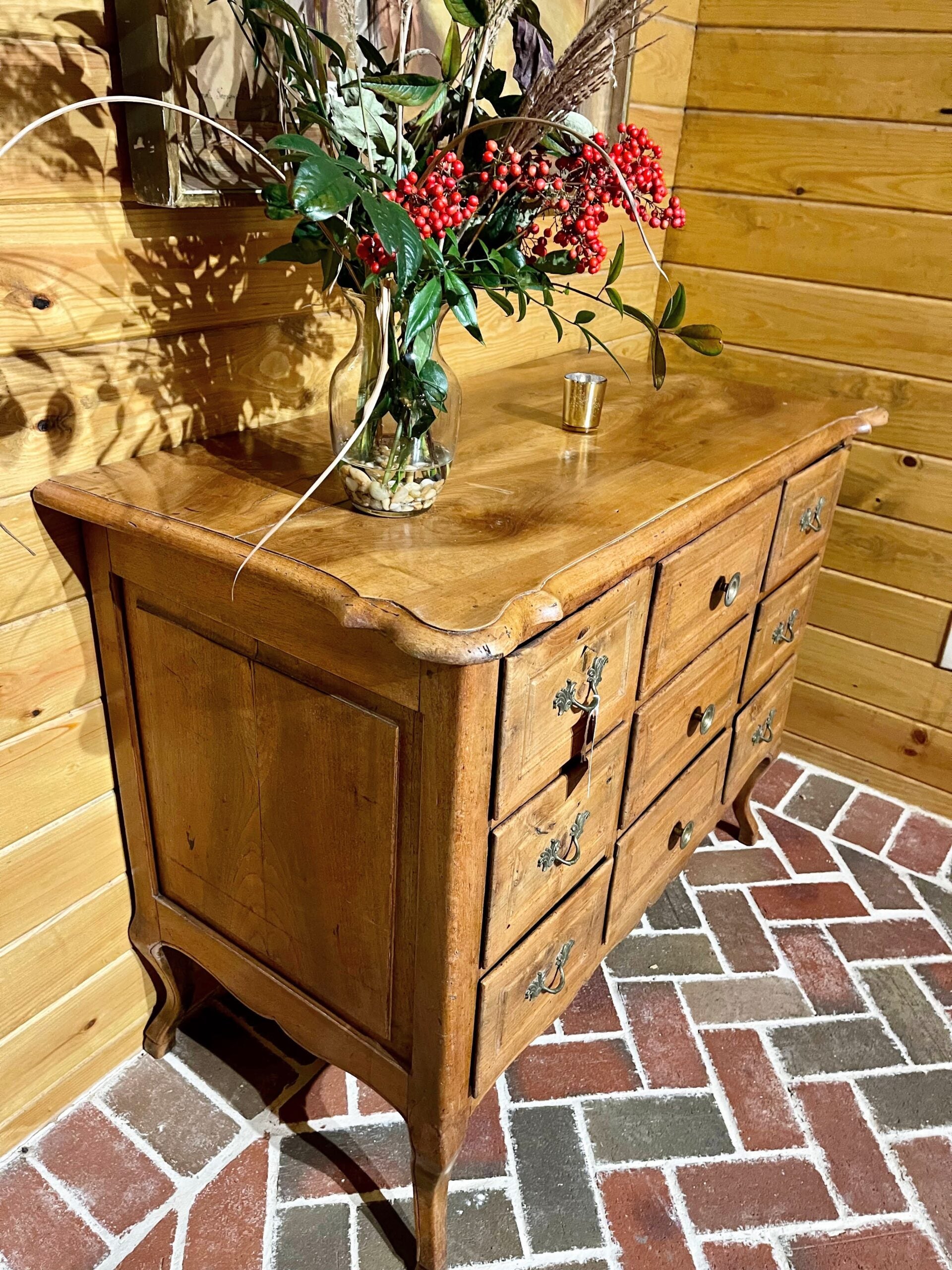 Antique French Louis XV Walnut Dresser
