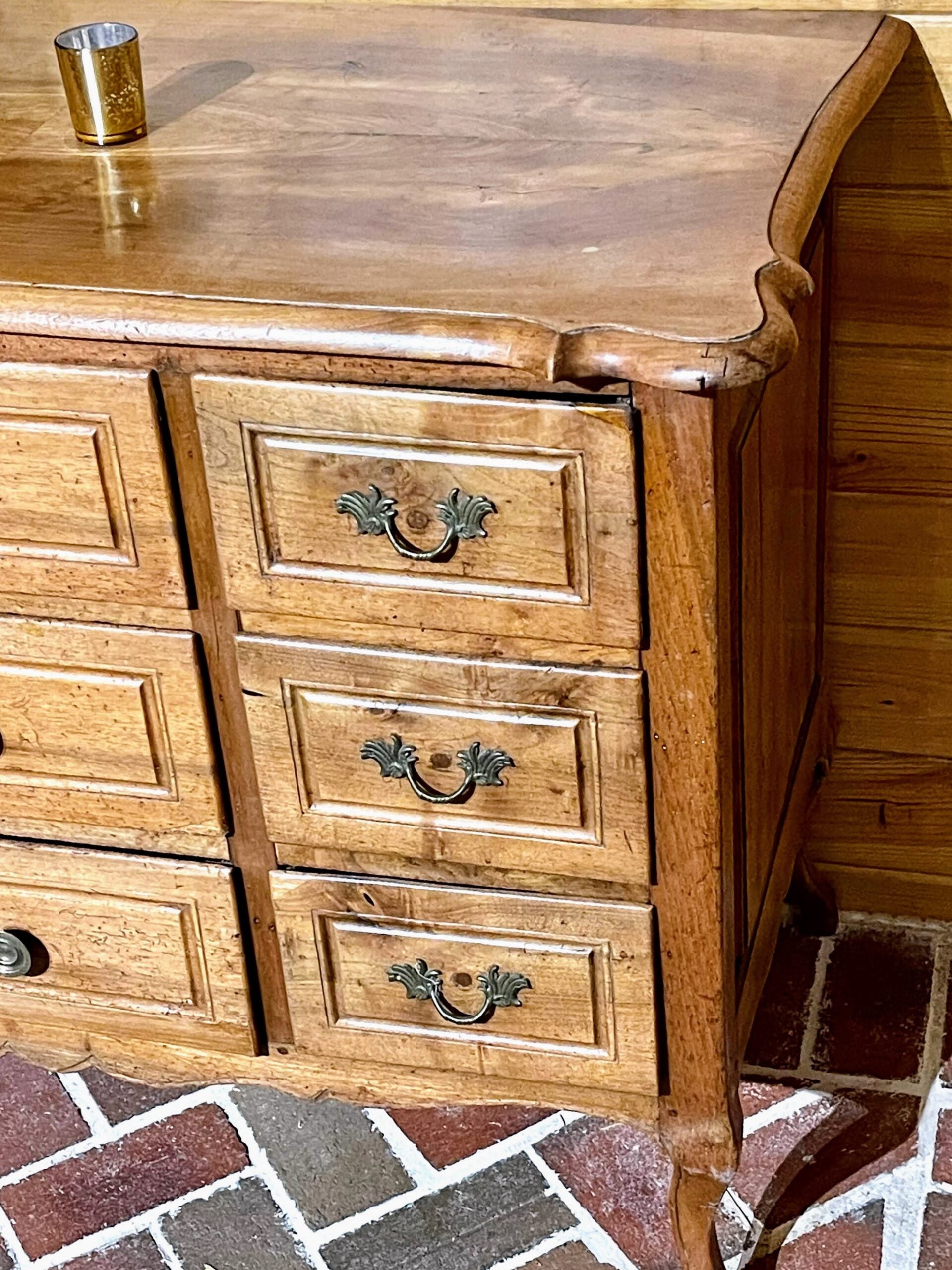 Antique French Louis XV Walnut Dresser