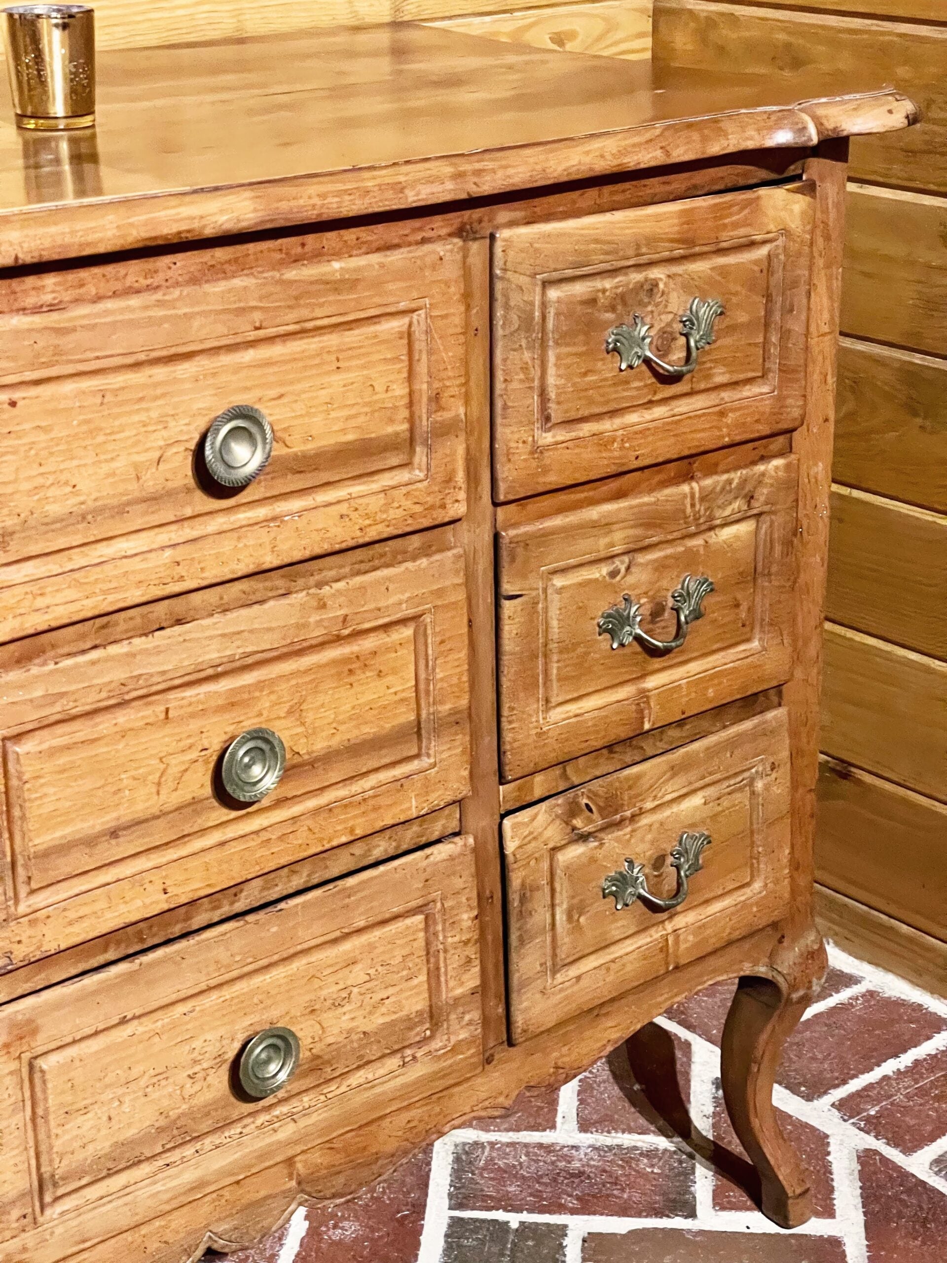 Antique French Louis XV Walnut Dresser
