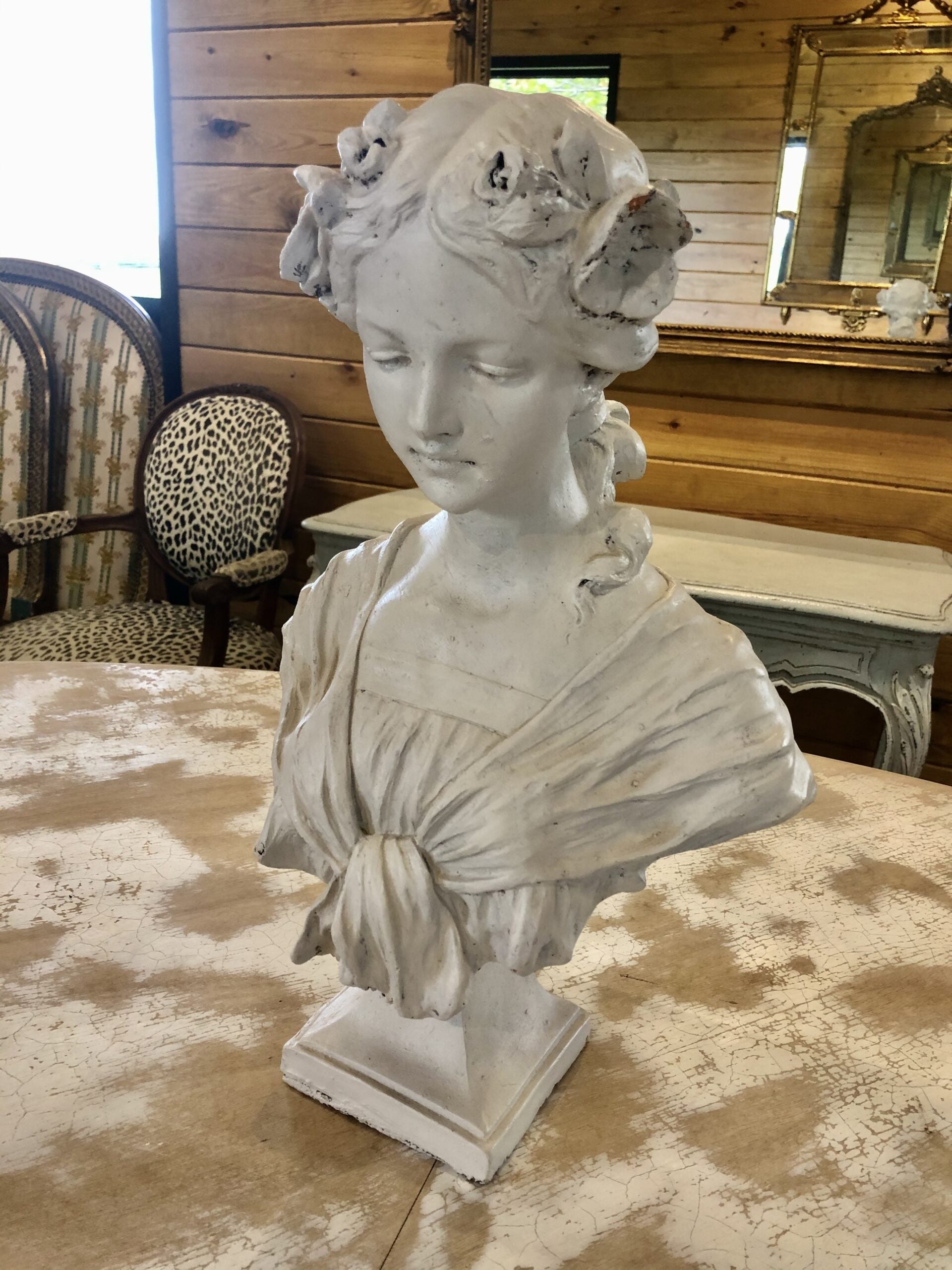 Bust of girl