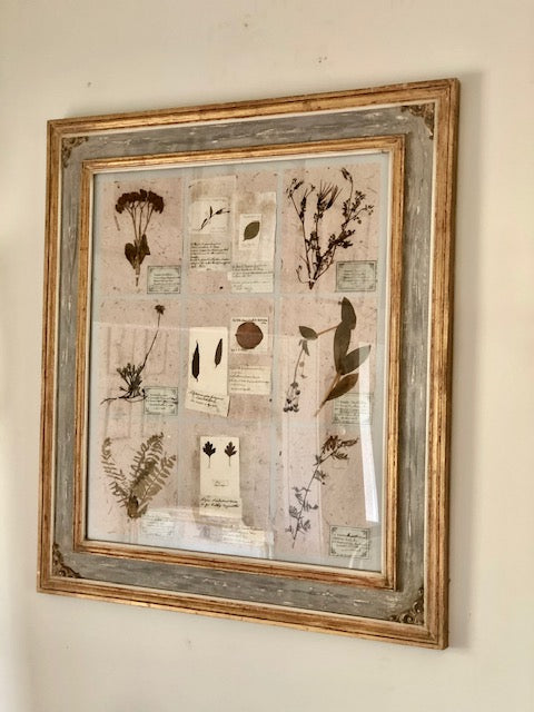 Framed pressed flowers Single